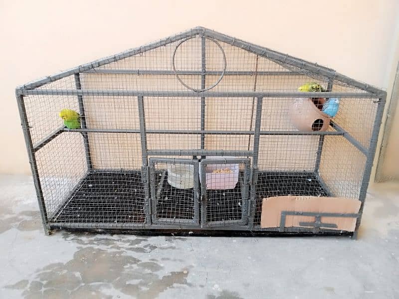 new heavy iron parrot cage 2