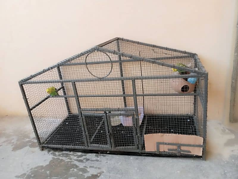 new heavy iron parrot cage 3