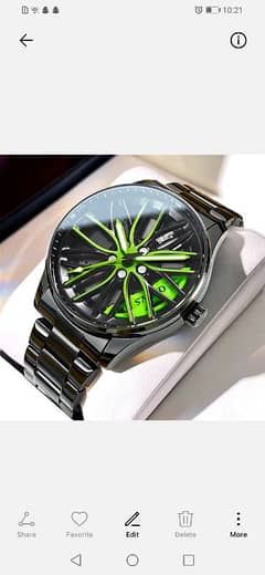 wheel watch stainless steel delivery in all Pakistan