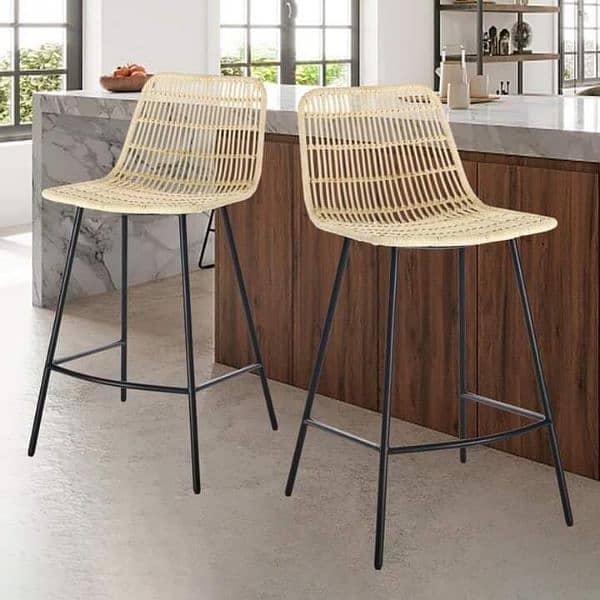 bar stools | Cane bar stools | Cane chair | kitchen stool 03130181205 4