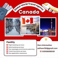 Canada/Work visa/Visit visa/Family visa.