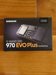 SAMSUNG NVMe M. 2 SSD 970 EVO Plus 250GB