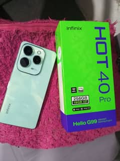 infinix hot 40 pro lush condition and warranty