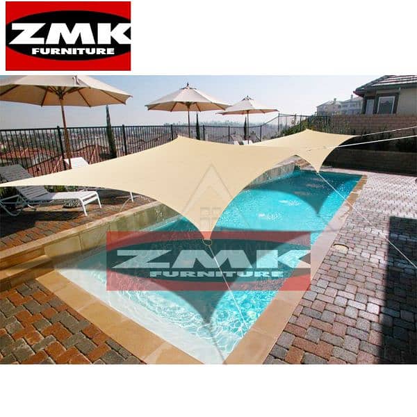 tensile shade | outdoor shade | swimming pool  PVC shade 03130181205 0