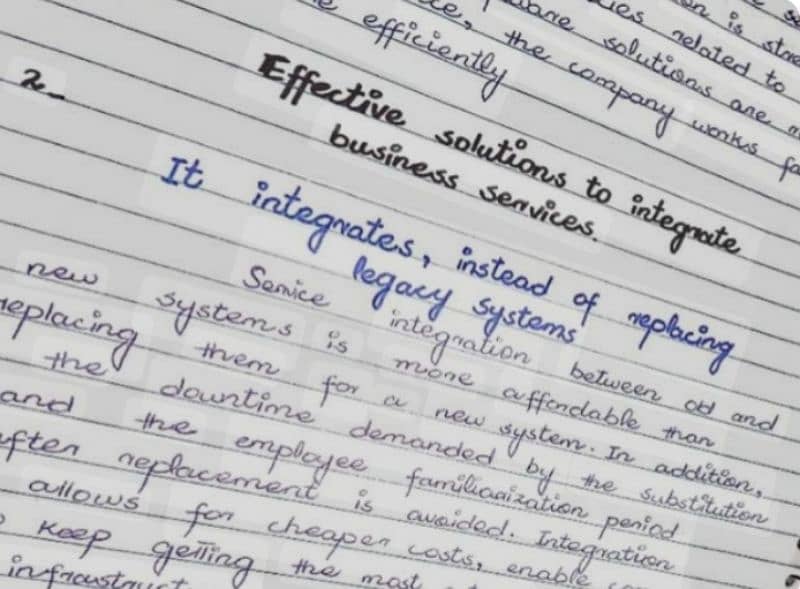 hand writing assignments in English/urdu and article writing 2