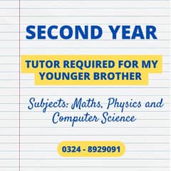 Experienced Tutor Needed for Math, Physics, and Computer Science