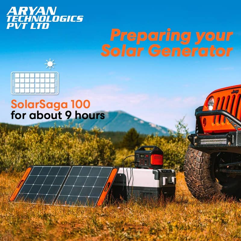 Portable Power stantion generators,Foldable Solar Power 4