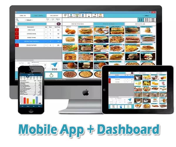 Restaurant POS software Retail erp Cafe fast food point of sale system 3