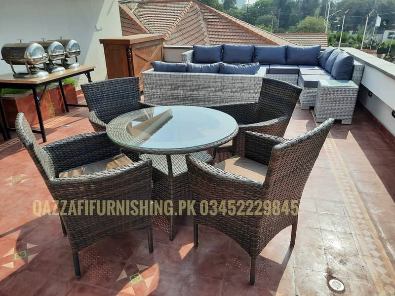 Rattan Dinning table chairs For sale Outdoor cafe restaraunt lounge 1