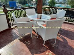 Rattan Dinning table chairs For sale Outdoor cafe restaraunt lounge