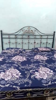 Iron Bed with Mattress For Sale