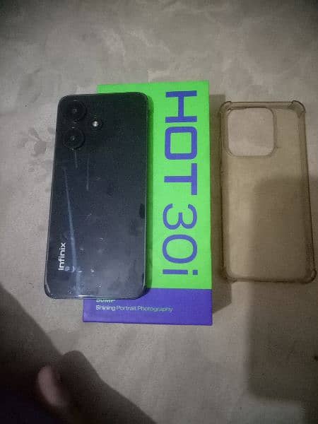 Infinix hot 30i 8gb 128gb with original box charger 3