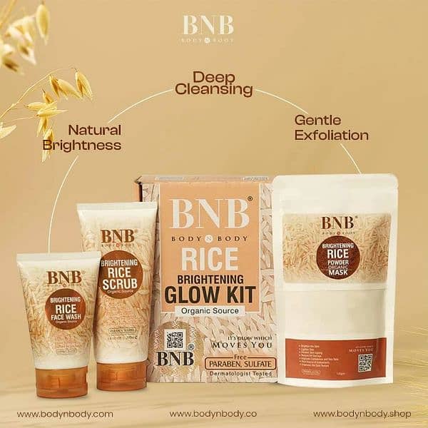 BNB rice glow kit 1