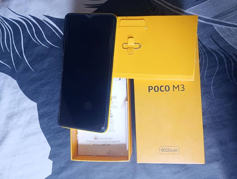 POCO M3 4+2/128 WITH BOX 3