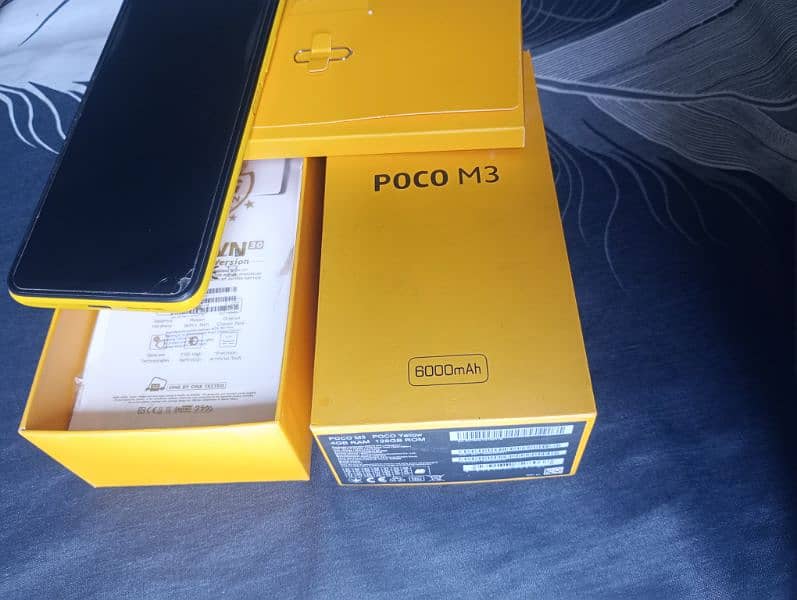 POCO M3 4+2/128 WITH BOX 4