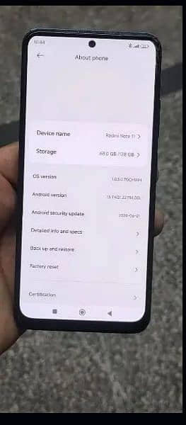 redmi note 11 6\128 1