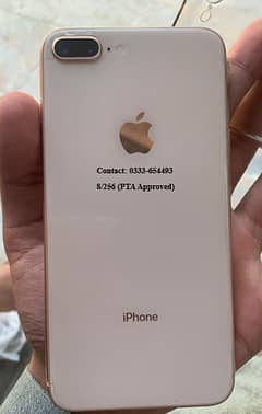 Apple Iphone 8 Plus (PTA Approved) 8/256