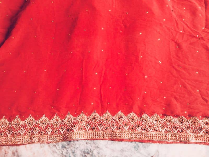 LEHNGA  CHOLI RUBATA  PARAS 4IN 1 6