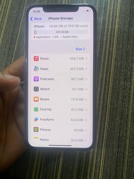 IPhone XS Waterpack 256GB 81% Battery health 10/10 7