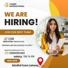 CSR (Customer Service representative)