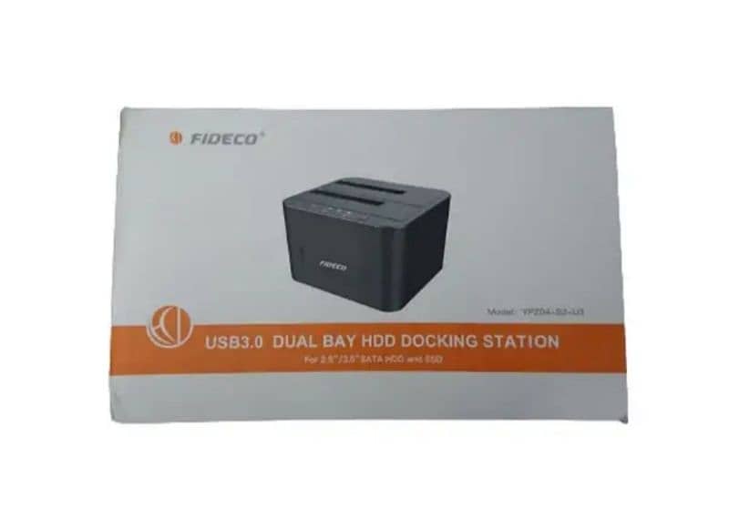 FIDECO DUAL DOCK USB3.0 - Docking Station 2