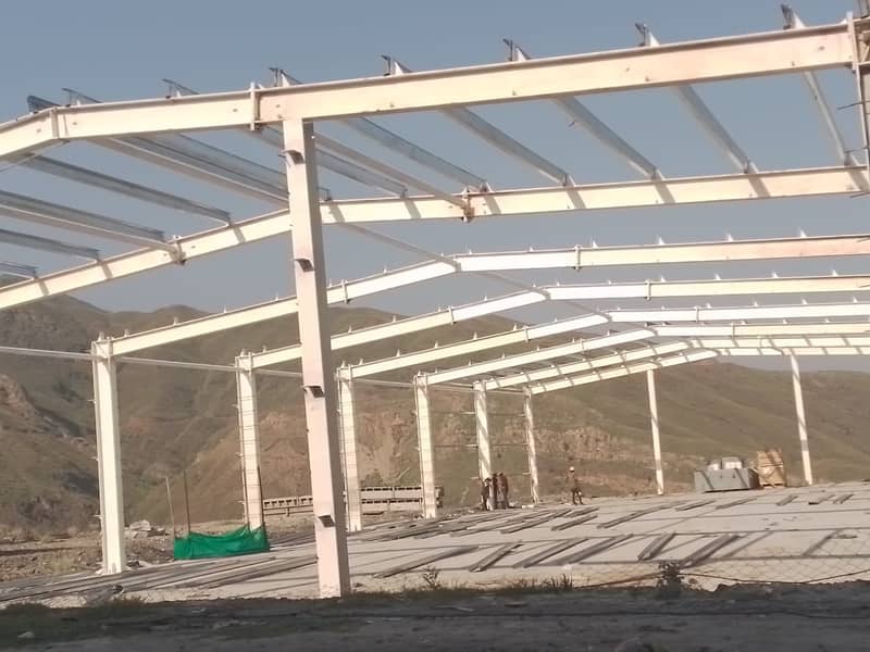 Industrial factory shed Dairy farm warehouse sheds steel 6