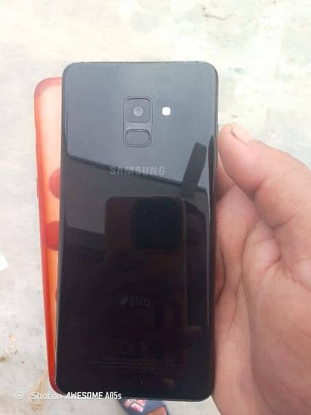 samsung A8+     4/64   all okay   full original with box 0