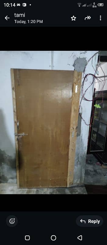 wooden door 2.5 x 6 ft 1