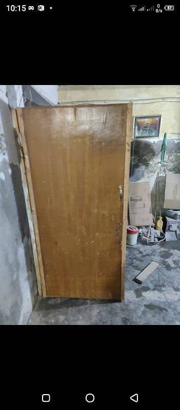 wooden door 2.5 x 6 ft 4