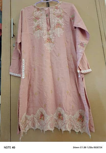 genes embroided kurta and khaddr embroided kurta by kyseria brand 0