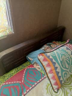 single Wooden bed handmade