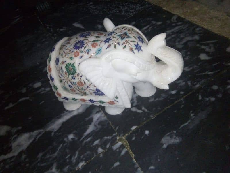 Marble Elephant Imported 3