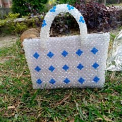 white crystal bag