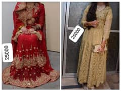 bridal lehnga and maxi