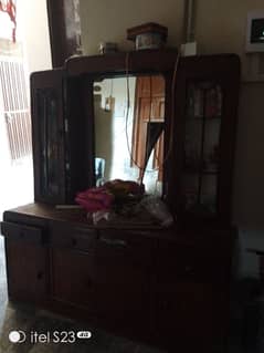 Dressing Table & show case for sale