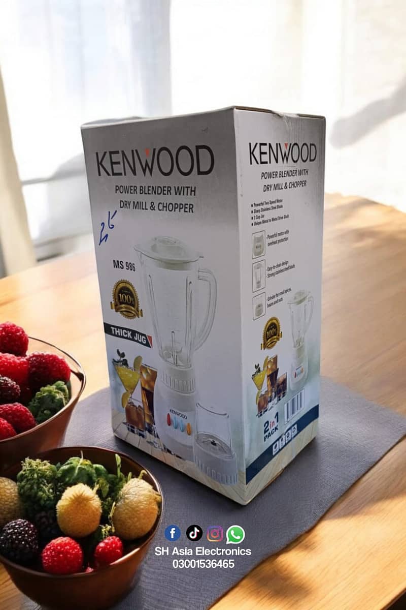 Kenwood / Blender with dry mill & chopper 4