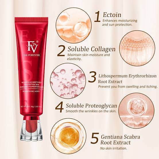 Fv Foundation, Oil Absorb Ivory Liquid Foundation 1