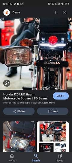 125 bike headlight