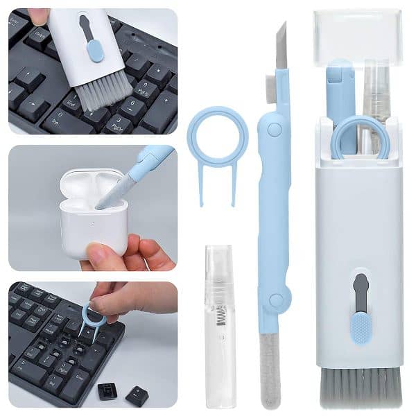 Headset 7 In 1 Kit Scalable Keyboard Cleaner Brush Earphone Cleaner 1