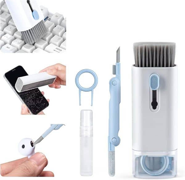 Headset 7 In 1 Kit Scalable Keyboard Cleaner Brush Earphone Cleaner 2