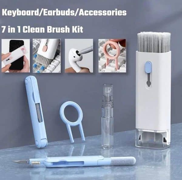 Headset 7 In 1 Kit Scalable Keyboard Cleaner Brush Earphone Cleaner 3