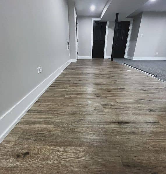 Pvc Vinyl Flooring/Wood Flooring. 4