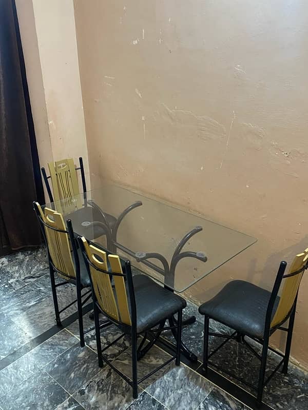 DINING TABLE WITH 4 chairs for Sale 0