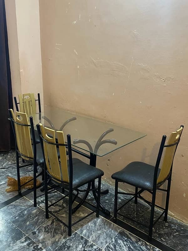 DINING TABLE WITH 4 chairs for Sale 1