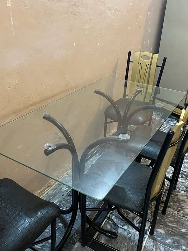 DINING TABLE WITH 4 chairs for Sale 3