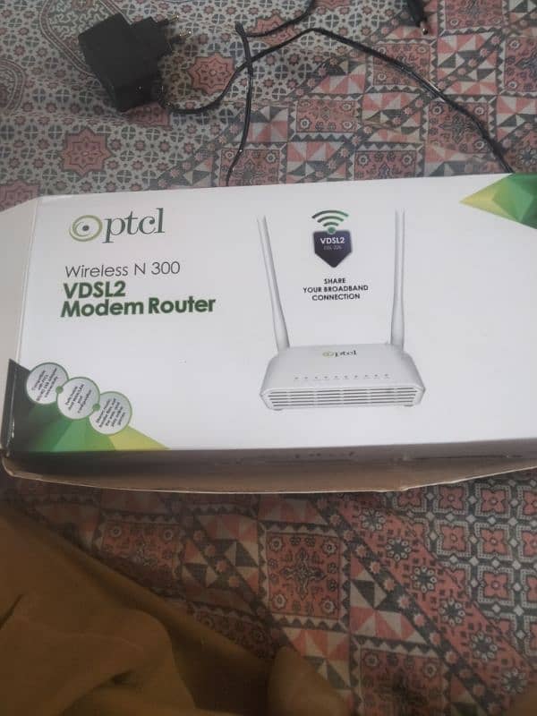 Ptcl Modem VDSL2 Wireless N 300 1