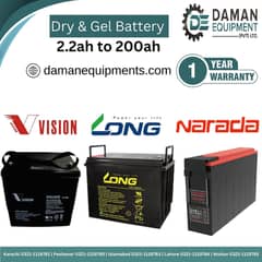 Dry Batteries 100ah