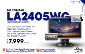 HP Compaq LA2405WG 24-inch Widescreen LCD Monitor With Orignal Hydraul 0