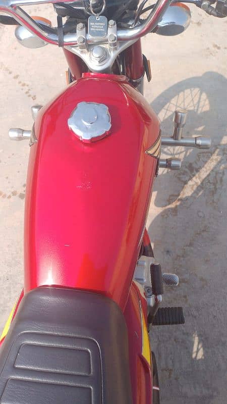 honda CG125 2021 model Islamabad register 3