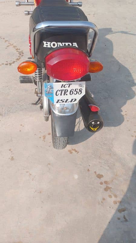 honda CG125 2021 model Islamabad register 6